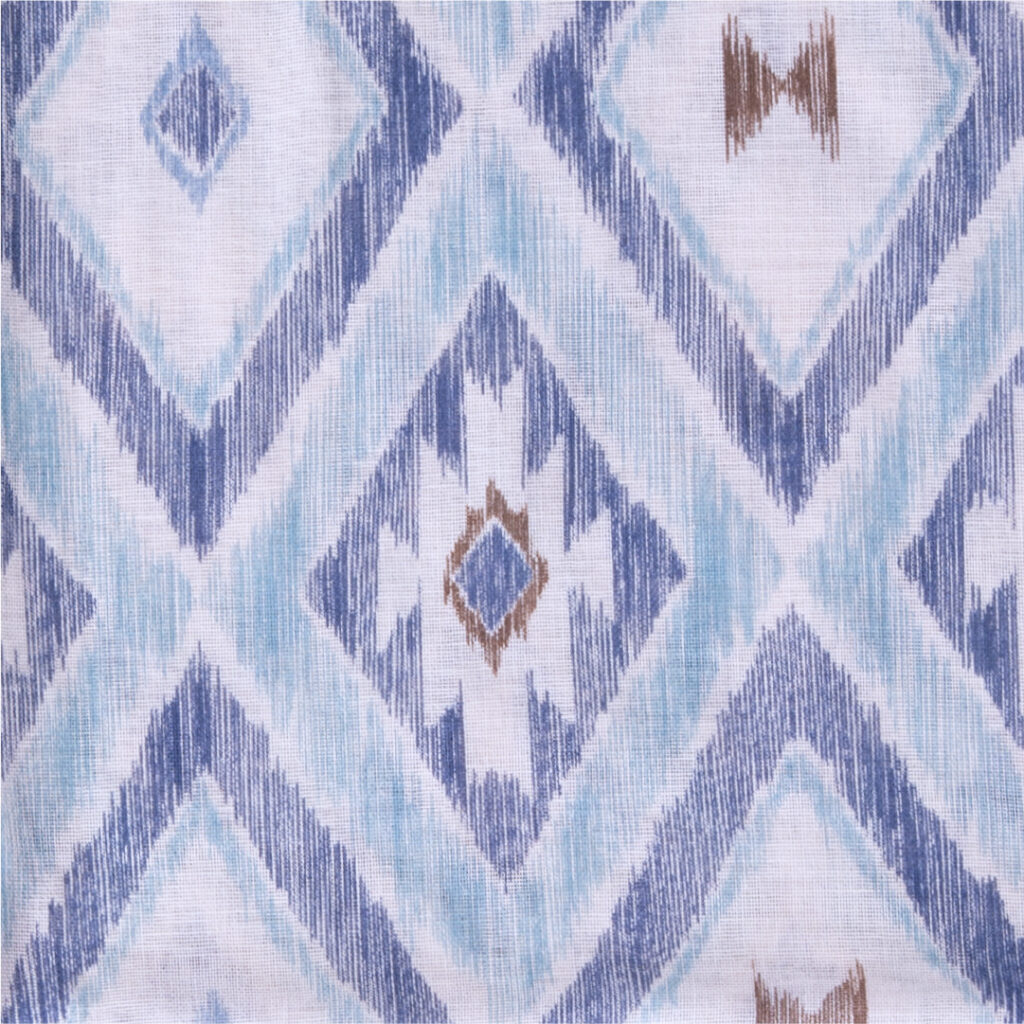 ガーゼチーフ 絣 コン