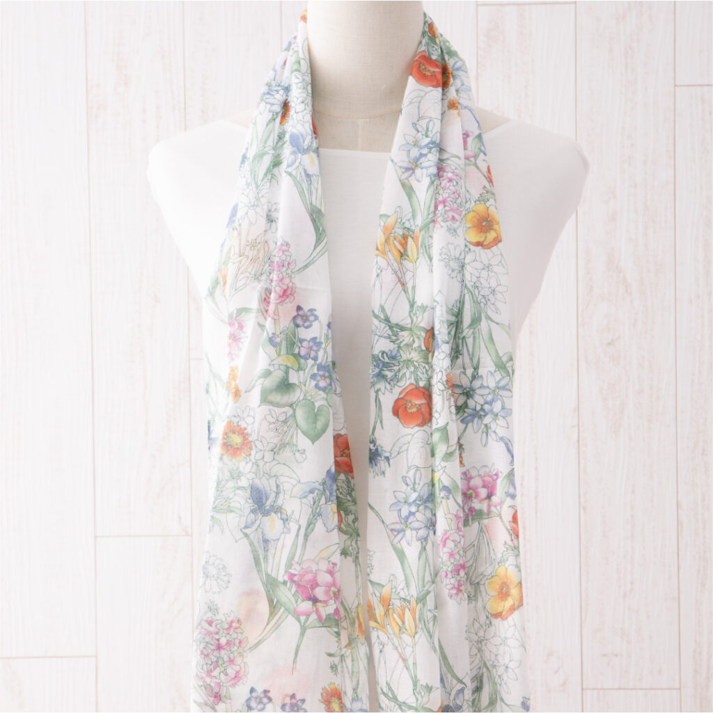 ガーゼチーフ　ブーケ　マルチ