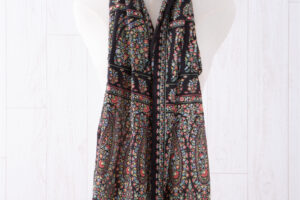 綿ローンロングスカーフ ニームペイズリー