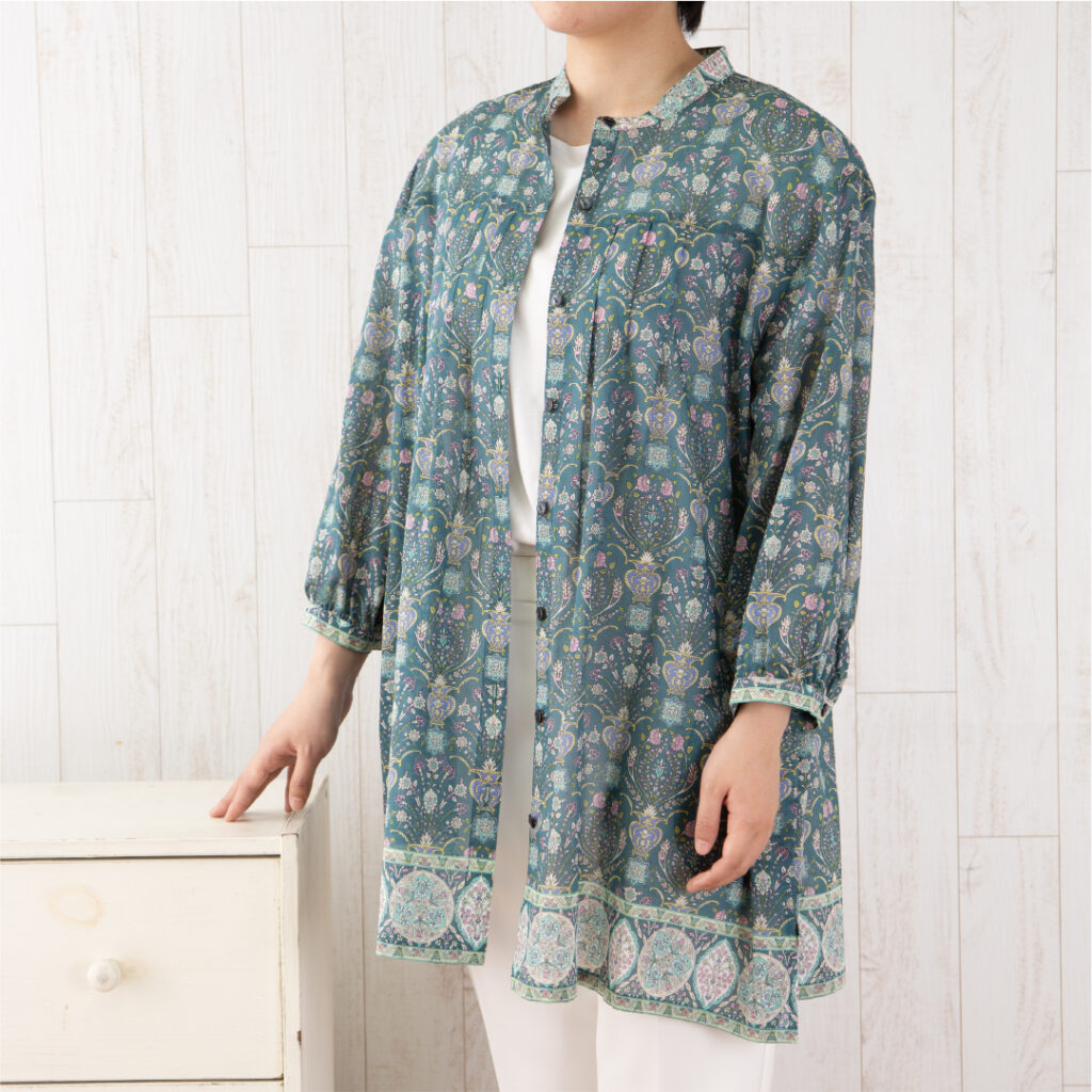 スタンドドロップショルダーチュニック　ゴルダニ  