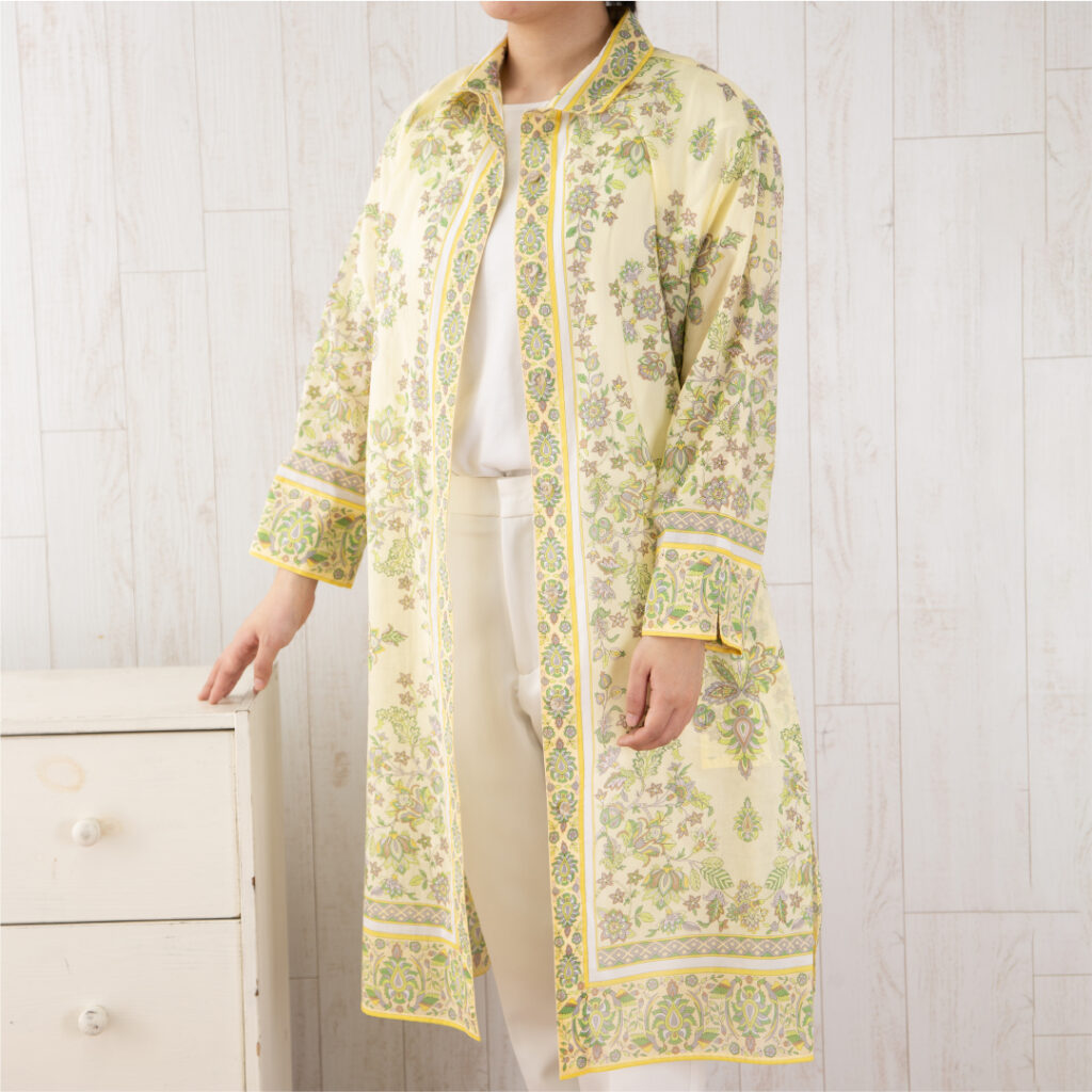 ロングシャツブラウス ジャワ