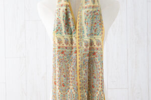 綿ローンロングスカーフ ニームペイズリー